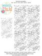 Vegas Feathers End-to-End Quilting Design | Machine Embroidery Designs by JuJu