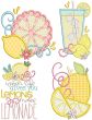 Fresh Lemonade | Machine Embroidery Designs by JuJu