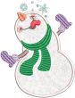Silly Snowmen Applique | Machine Embroidery Designs by JuJu