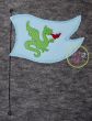 Knight Flag Bean Applique | Machine Embroidery Designs by JuJu