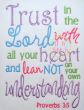 Trust In the Lord Proverbs 3:5 | Machine Embroidery Designs by JuJu  