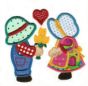 Sunbonnets in Love Applique Machine Embroidery Designs by JuJu 