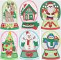 Christmas Snow Globes Digital Embroidery Designs by JuJu
