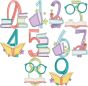 Reading Numbers | Machine Embroidery Designs by JuJu