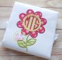 Flower Monogram Applique | Machine Embroidery Designs by JuJu