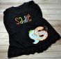 Ghost Alphabet Set Applique | Machine Embroidery Designs by JuJu