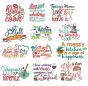 Kitchen Word Art Machine Embroidery Designs by JuJu
