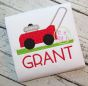 Lawn Mower Applique | Machine Embroidery Designs by JuJu