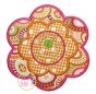 Large Layered Flower (no stem) Applique | Machine Embroidery Designs by JuJu