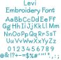 Quarter Inch Font Bundle 14 | Machine Embroidery Designs by JuJu