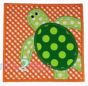 Sea Turtle Box Applique | Machine Embroidery Designs by JuJu