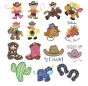 Ride Em Cowboy Applique Machine Embroidery Designs by JuJu 