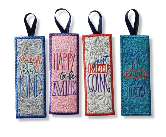 ITH Bookmarks 17 | Machine Embroidery Designs by JuJu