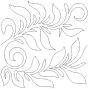 Ferns End-to-End Quilting Design | Machine Embroidery Designs by JuJu