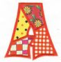 Patchwork Alphabet Applique Machine Embroidery Designs by JuJu 