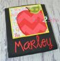 Apple Box Applique | Machine Embroidery Designs by JuJu