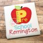 Apple Pre School Pre K Number Applique | Machine Embroidery Designs by JuJu