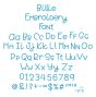 Quarter Inch Font Bundle 14 | Machine Embroidery Designs by JuJu