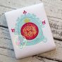 Birdcage Monogram Applique | Machine Embroidery Designs by JuJu