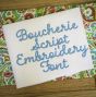 Boucherie Script Embroidery Font Machine Embroidery Designs by JuJu