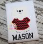 Bulldog Jersey Mascot Applique | Machine Embroidery Designs by JuJu