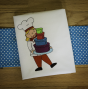 Kiss the Cook Bon Appetit Female Chefs Machine Embroidery Designs by JuJu