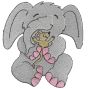 Animal Hugz Filled Machine Embroidery Designs by JuJu