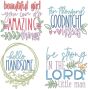 Baby Blessings 9 | Machine Embroidery Designs by JuJu