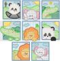 Cute Animal Squares 2 Digital Embroidery Designs by JuJu