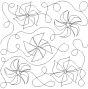 Fancy Pinwheels End-to-End Quilting Design | Machine Embroidery Designs by JuJu