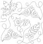 Vegas Feathers End-to-End Quilting Design | Machine Embroidery Designs by JuJu