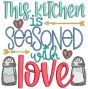 Kitchen Word Art 3 | Machine Embroidery Designs by JuJu