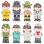 Rescue Kids Applique 2 Machine Embroidery Designs by JuJu