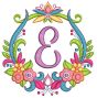 Fancy Monogram Frames Machine Embroidery Designs by JuJu