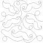 Mustaches End-to-End Quilting Embroidery Design | Machine Embroidery Designs by JuJu