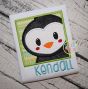 Penguin Box Applique | Machine Embroidery Designs by JuJu