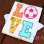 Soccer LOVE Applique Design | Machine Embroidery Designs by JuJu