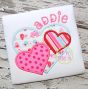 Triple Hearts Applique | Machine Embroidery Designs by JuJu