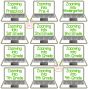 Zooming Into School Laptop Applique Design Set