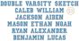 Double Varsity Sketch Embroidery Font | Machine Embroidery Designs by JuJu