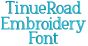 Tinue Road Embroidery Font | Machine Embroidery Designs by JuJu
