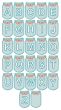 Mason Jar Embossed Alphabet | Machine Embroidery Designs by JuJu