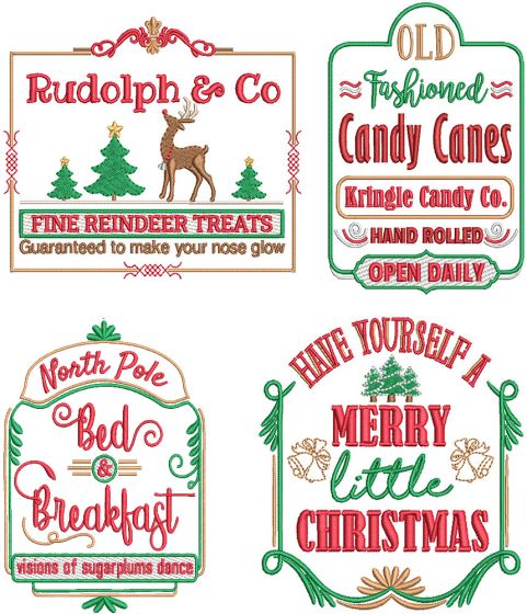 Farm Fresh Christmas 13 | Machine Embroidery Designs by JuJu