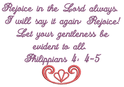 Philippians 4:4-5