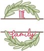 Family Wreaths 2 | Machine Embroidery Designs by JuJu