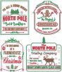Farm Fresh Christmas 9 | Machine Embroidery Designs by JuJu