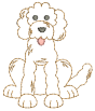 Top Dogs Vintage Stitch Set 2 Machine Embroidery Designs by JuJu