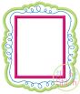 Fancy Frame Double Applique Frame | Machine Embroidery Designs by JuJu