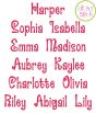 Harper Embroidery Font | Machine Embroidery Designs by JuJu