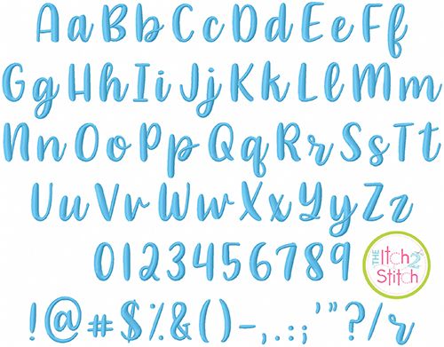 What a Time Embroidery Font Digital Machine Embroidery Designs by JuJu